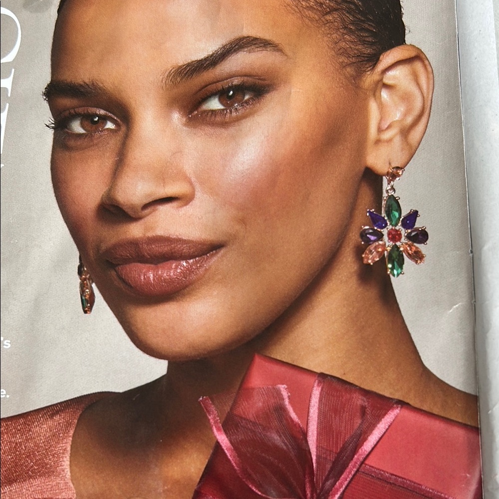 Elegant Multicolor Gemstone Earrings